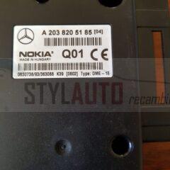 centralita de telefono mercedes clk w209 2038205185