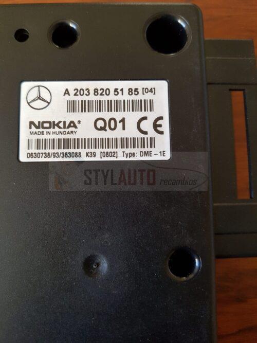 centralita de telefono mercedes clk w209 2038205185