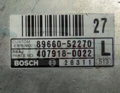 centralita de motor toyota yaris YARIS 1.4 D4D 89660-52270 - 6007473900