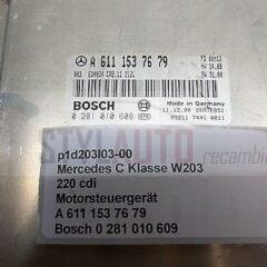 centralita MERCEDES C220 2.2 0281010609 0 281 010 609 A6111537679 A 611 153 76 79
