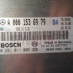 CENTRALITA DE MOTOR MERCEDES W203 C220 2.2 CDI A0001536979, BOSCH 0281011005, 0 281 011 005, 0001536979, A 000 153 69 79