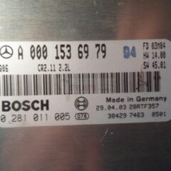 CENTRALITA DE MOTOR MERCEDES W203 C220 2.2 CDI A0001536979, BOSCH 0281011005, 0 281 011 005, 0001536979, A 000 153 69 79