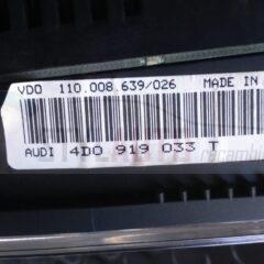 cuadro de relojes audi a8 4d0919033t 4d0 919 033 t