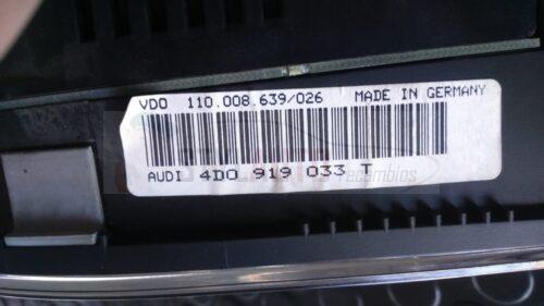 cuadro de relojes audi a8 4d0919033t 4d0 919 033 t