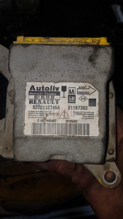 centralita airbags RENAULT TRAFIC 8200112746A 601959800 Renault trafic