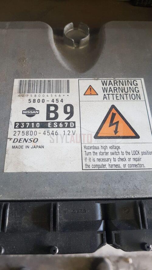 CENTRALITA MOTOR ECU 23710ES67D 23710 ES67D 275800-4546 2758004546 nisan x-trail