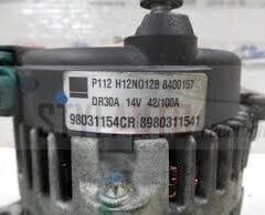 alternador opel zafira c 1.7 cdti 98031154cr