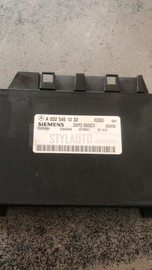 centralita control caja de cambios mercedes w203 a0325451232