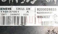 Centralita motor renault megane scenic 1.6 .s110137001 a / s110137001a / 8200028833 / 8200044437