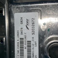 centralita de motor fiat punto FIAT PUNTO 52032672 9GF.TV 9GFTV