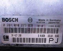 CENTRALITA DE MOTOR OPEL OMEGA 2.2 DTI BOSCH 0 281 010 273, 0281010273, 24 417 198, 24417198, PJ