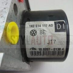bomba abs vw golf 6 1K0 614 117 AD, 1K0614117AD, ATE 10.0207-0138.4,10020701384, 1K0 907 379 AF, 1K0907379AF, 10.0970-0321.3,