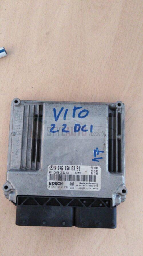 centralita motor mercedes vito MERCEDES VITO 0281012834 0 281 012 834 A6461508391 A 646 150 83 9