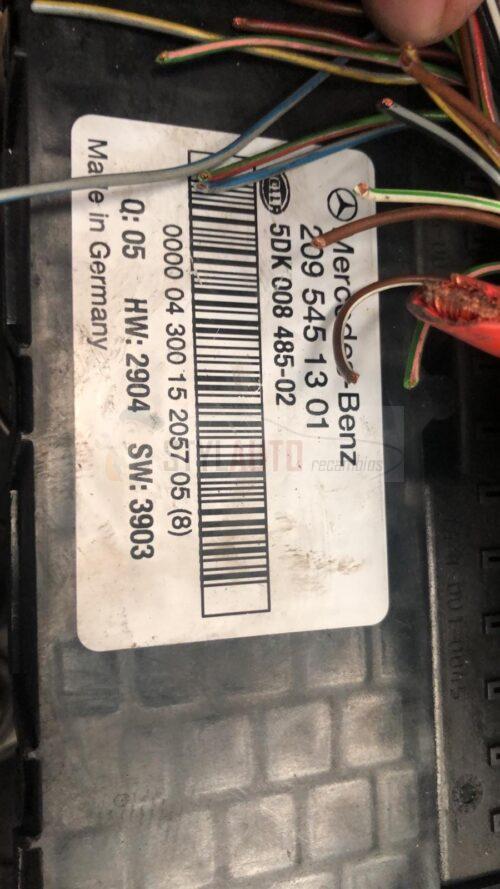 sam caja de fusibles mercedes benz clk w209 ref 209 545 13 01 2095451301 5dk 008 485 02 5dk00848502 hw3803 sw390