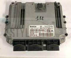 CENTRALITA DE MOTOR CITROEN C4 PICASSO 1.6 HDI BOSCH 0 281 012 981, 0281012981, 96 634 763 80, 9663476380