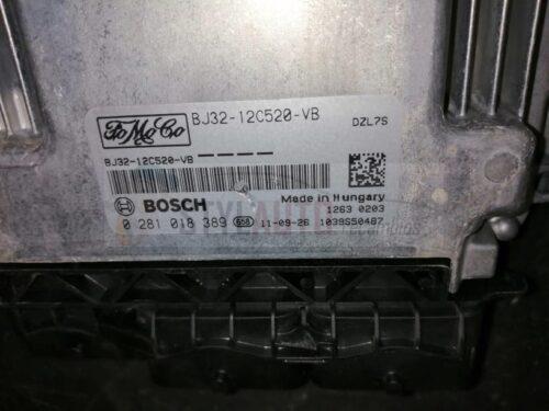 centralita de motor Range Rover Evoque 2.2, 0281018389, 0 281 018 389, BJ32-12C520-VB