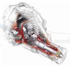 grupo diferencial trasero alfa romeo crosswagon 1.9