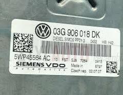 centralita de motor ecu seat leon fr 03g 906 018 dk / 03g906018dk / ppd 1.2 - 5wp45564ac