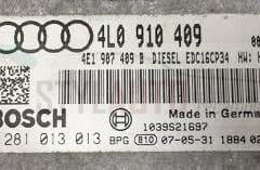 centralita motor audi q7 4.2 0281013013 - edc16cp34 0 281 013 013 . 4L0 910 409. 4E1907409B 4E1 907 409 B