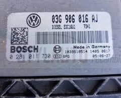 CENTRALITA DE MOTOR SEAT LEON (1P1) 2.0 TDI 16V 03G906016AJ | 0281011730