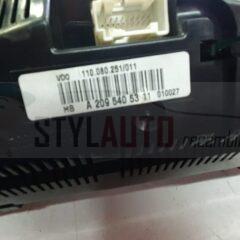 cuadro de relojes mercedes clk w209 a2095405311