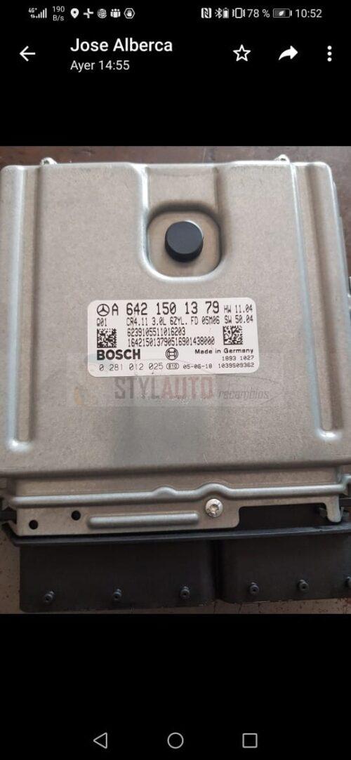 centralita de motor mercedes e320 cdi a6421501379 0281012025