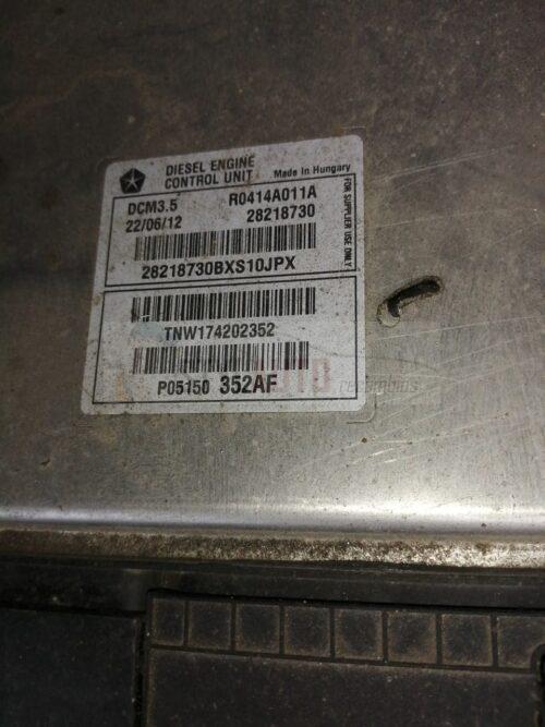 centralita motor ecu jeep compass r0414a011a p05150352af