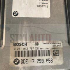 centralita de motor bmw 730d 7799856 Bosch 0281012707