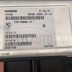 CENTRALITA TRANSMISION SIEMENS BMW X5 27607569969 01 / 2760756996901 / S97238 U3297 A1 12 / S97238U3297A112 / ATC700 / 13774410