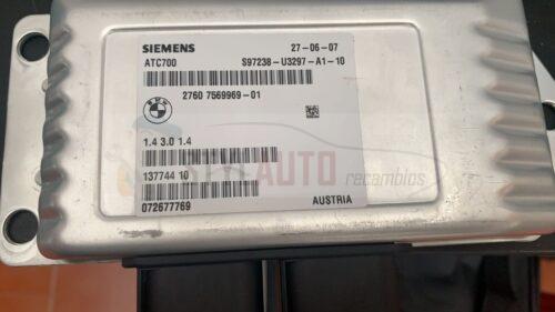 CENTRALITA TRANSMISION SIEMENS BMW X5 27607569969 01 / 2760756996901 / S97238 U3297 A1 12 / S97238U3297A112 / ATC700 / 13774410