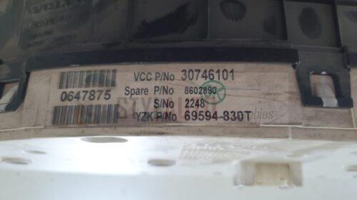 cuadro de Relojes Volvo XC90 30746101 69594-830T 69594830T