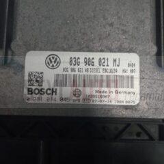 CENTRALITA DE MOTOR VW VOLKSWAGEN TOURAN 2.0 TDI 03G906021MJ, 03G 906 021 MJ, BOSCH 0 281 014 045, 0281014045