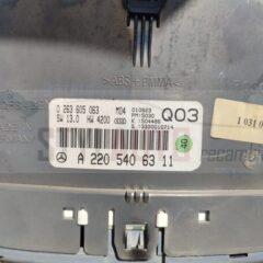 cuadro de relojes mercedes s320 cdi w220 a2205406311