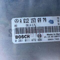 centralita motor mercedes clk 270 0281011472 0 281 011 472 A6121536979 A 612 153 69 79