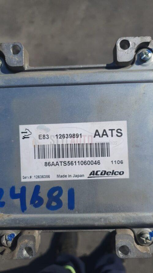 centralita Opel Astra J 2011 Petrol Engine control unit/module ECU 12639891 74kW DIN2037