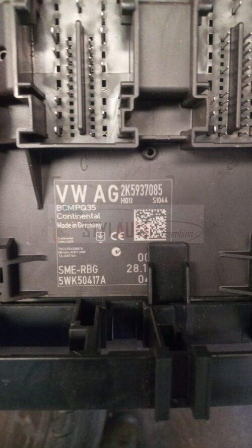 caja de fusibles vw caddy 2k5937085 5wk50417a