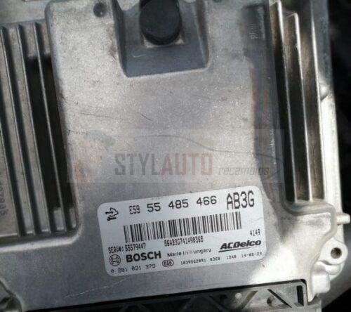 centralita de motor opel zafira c 0281031379 0 281 031 379 55579447