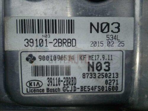 centralita de motor kia ceed 1.4i 9001090534 391102brbd 391012brbd