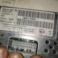 PANTALLA MULTIFUNCION/28091EP000/3740512 PARA NISSAN NAVARA PICK-UP (D40M)