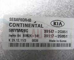 centralita kia sportage 2.0 39147-2G851 5WY5M28C