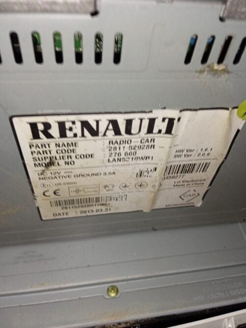 Navegación Radio USB Renault Clio 4 281152928R