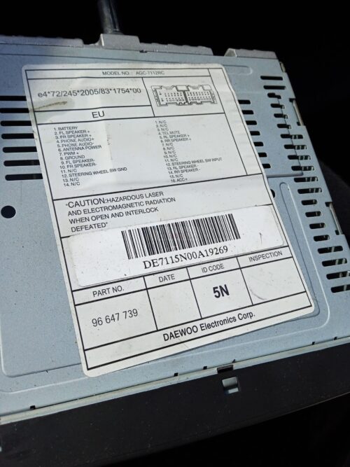 radio cd captiva 96647739