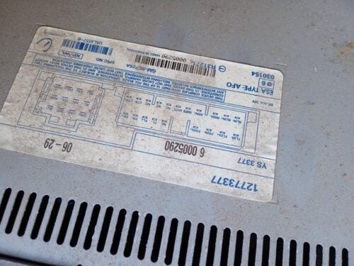 Amplificador De Audio Saab 12773377 GM-1167zsa
