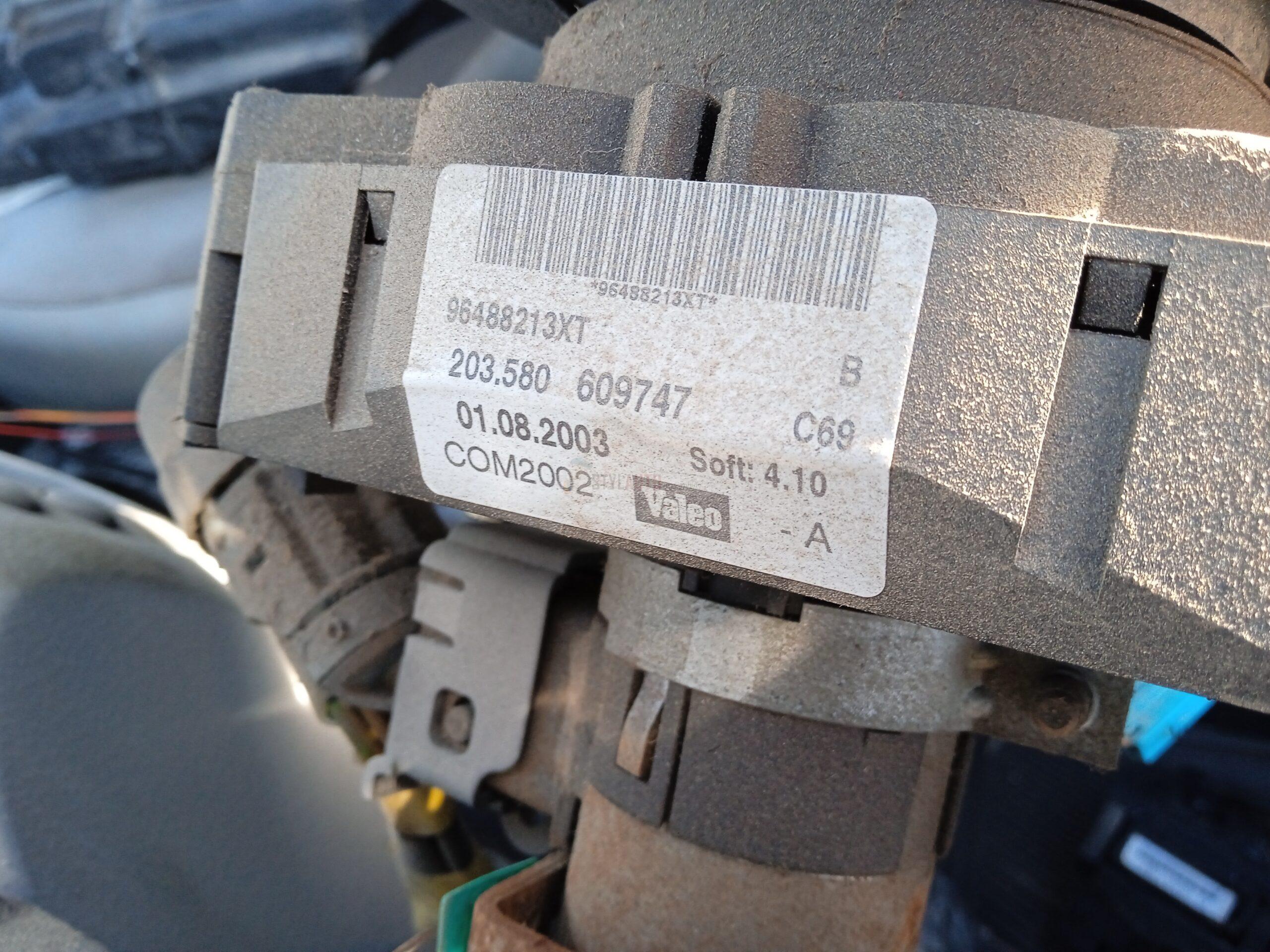 Interruptor De Las Luces 96488213XT 6239TZ C3 Pluriel Citroen COM2002