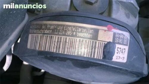 MOTOR VOLVO S80 2.5 DIESEL TIPO 1J