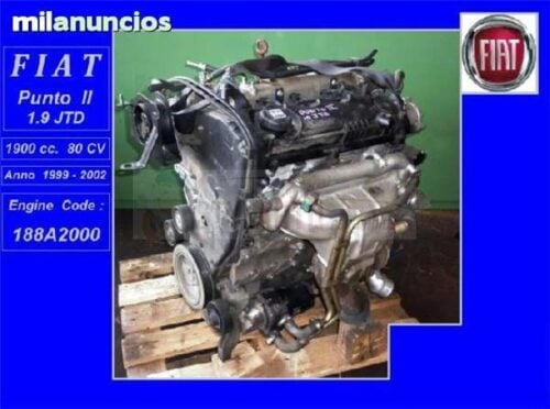 MOTOR FIAT 1.9 JTD TIPO 188A2000