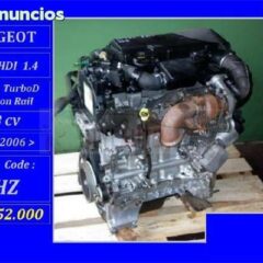 MOTOR PEUGEOT-CITROEN 1.4 HDI 8HZ