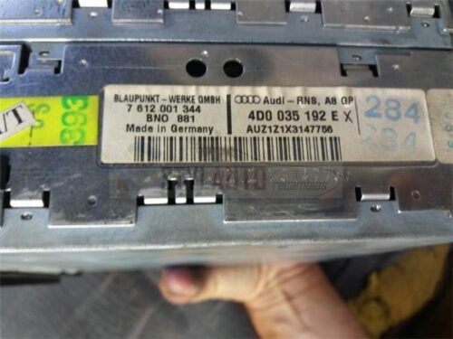 NAVEGADOR AUDI A8 4D0035192E - Imagen 2