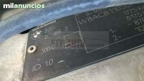 MOTOR COMPLETO BMW 320I 206S2 - Imagen 2