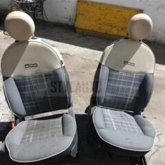 ASIENTOS TELA Y BEIGE FIAT 500
